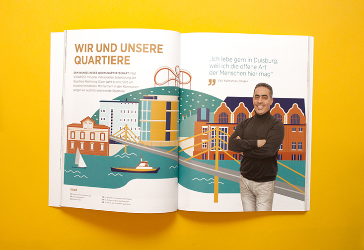 Vivawest_Geschäftsbericht_Duisburg Vivawest Geschäftsbericht Kapiteltrenner, Vivawest Annual Report sample page